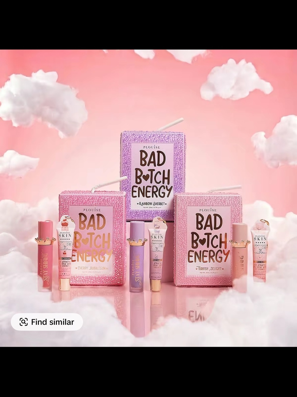 Bad B*tch Energy Lip Gloss & Balm Trio - Pink & Lavender